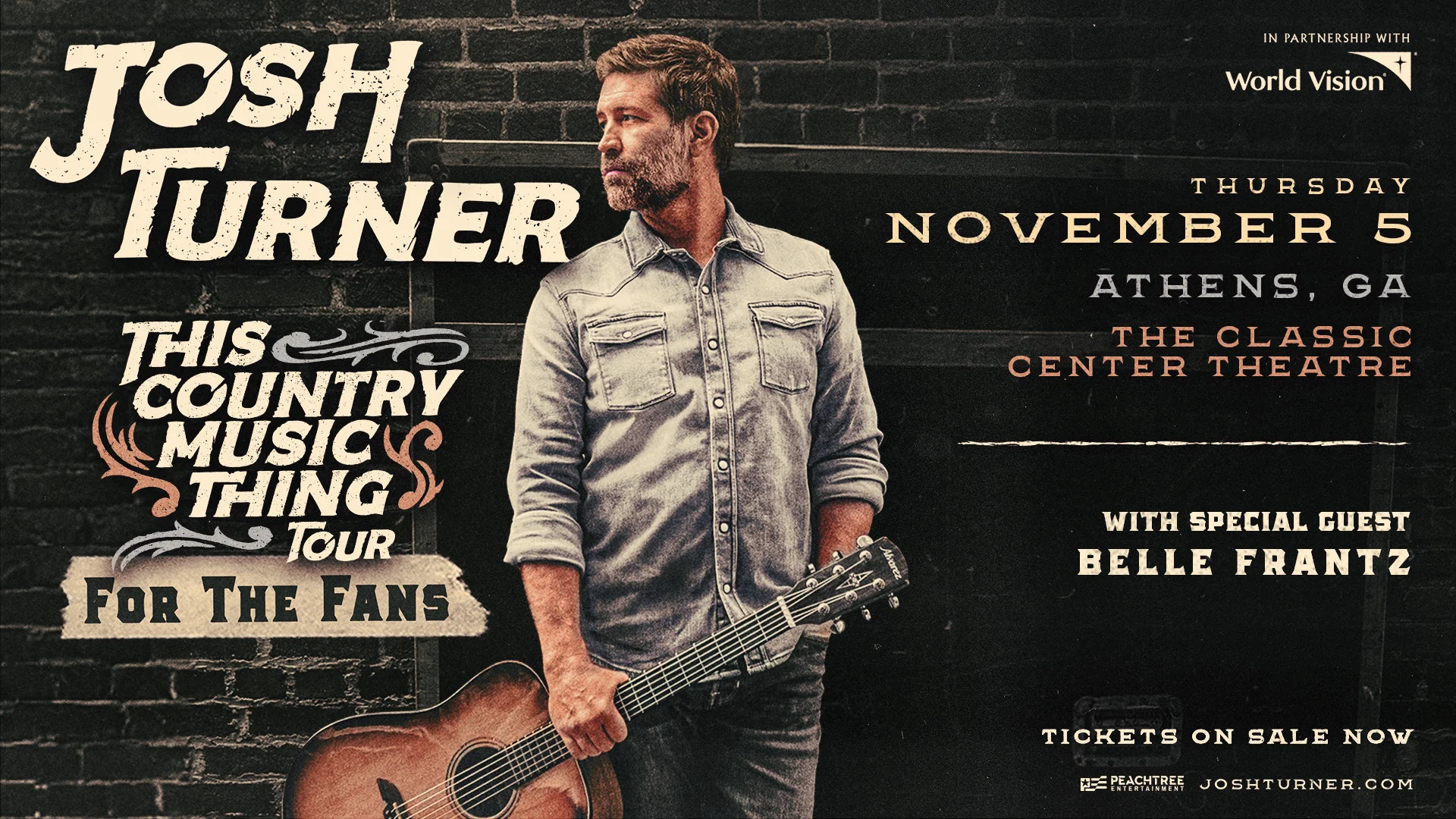 Josh Turner: This Country Music Thing Tour at The Classic Center Theatre