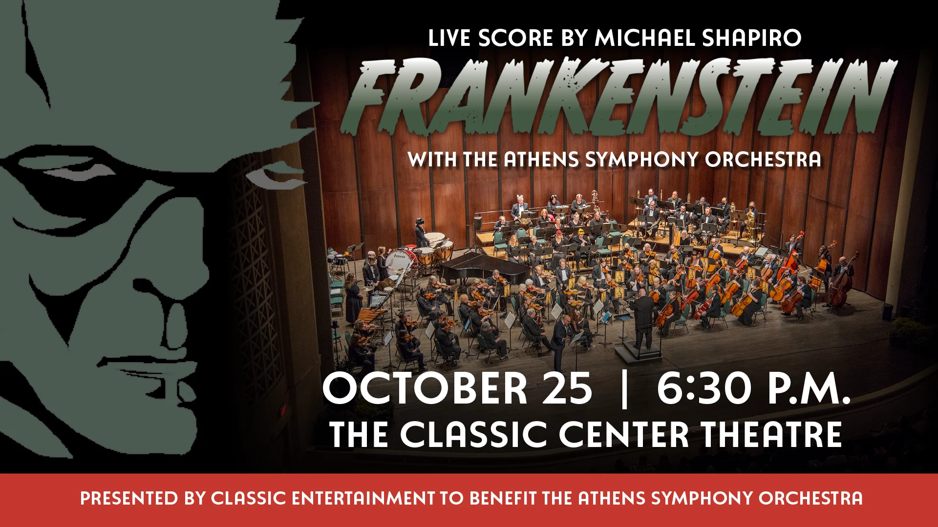 Frankenstein (1931) - Live Score performed by the Athens Symphony Orchestra at The Classic Center Theatre