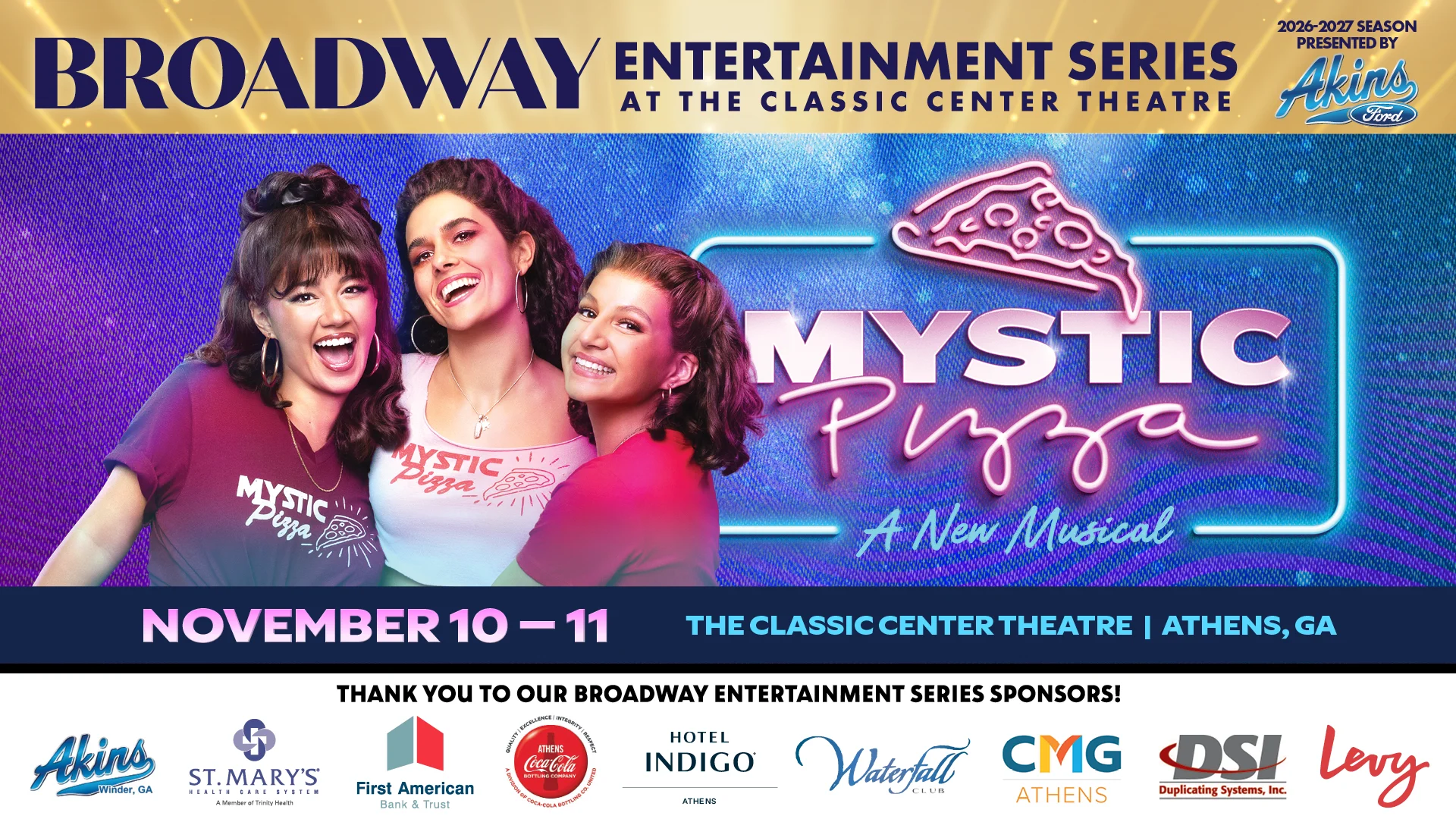 Mystic Pizza at The Classic Center Theatre