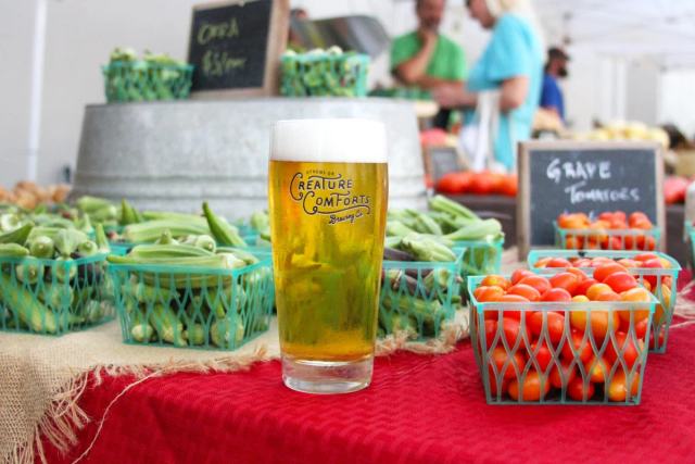 Promotional image for Athens Farmers Market @ Creature Comforts at Athens Taproom