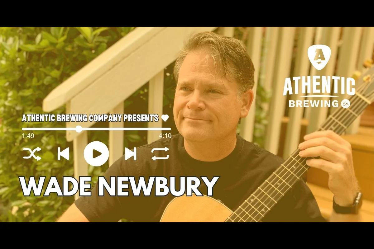 Promotional image for Wade Newbury at Athentic Brewing Company
